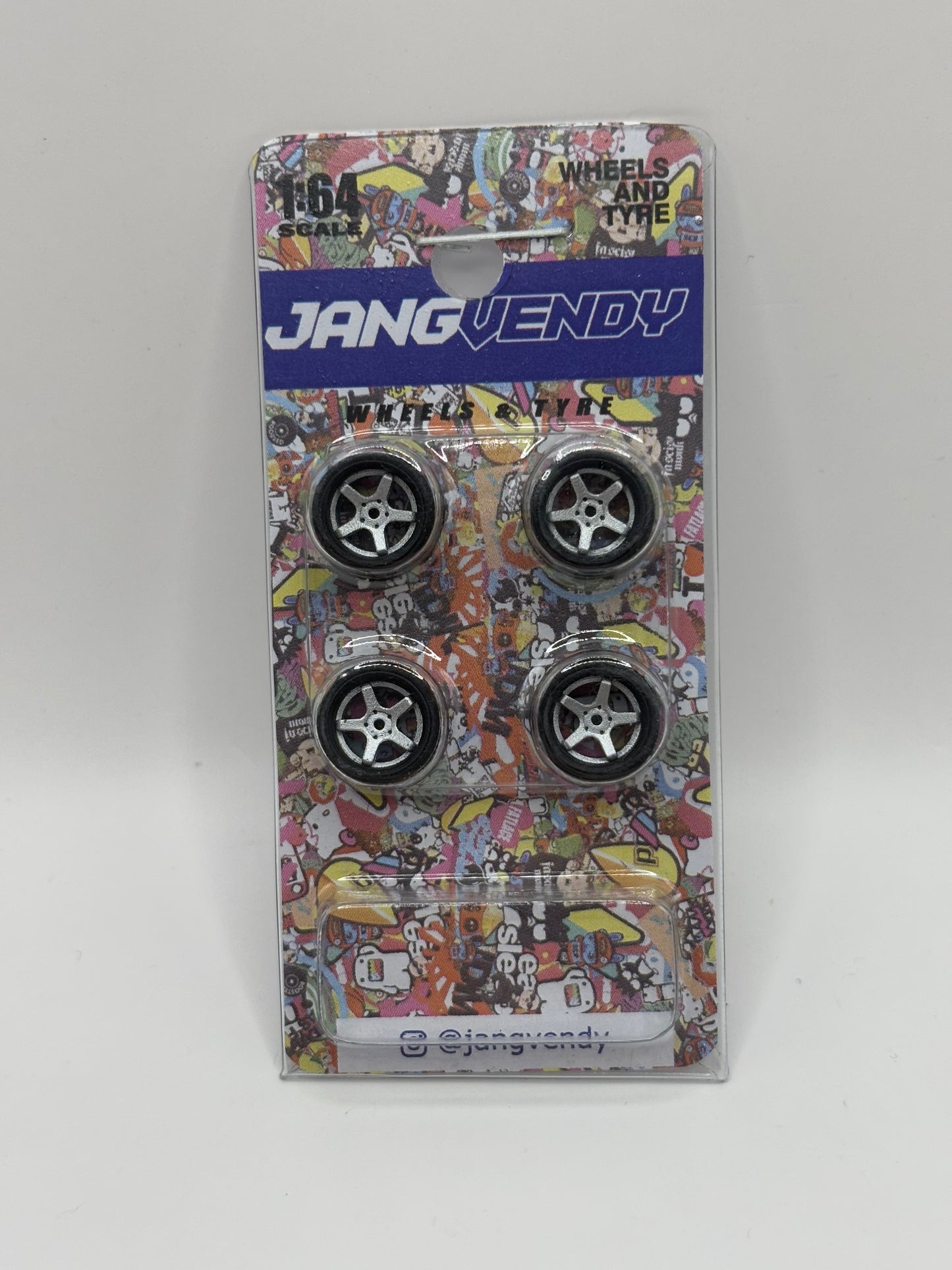 JV Black Lip Silver 5 Spoke