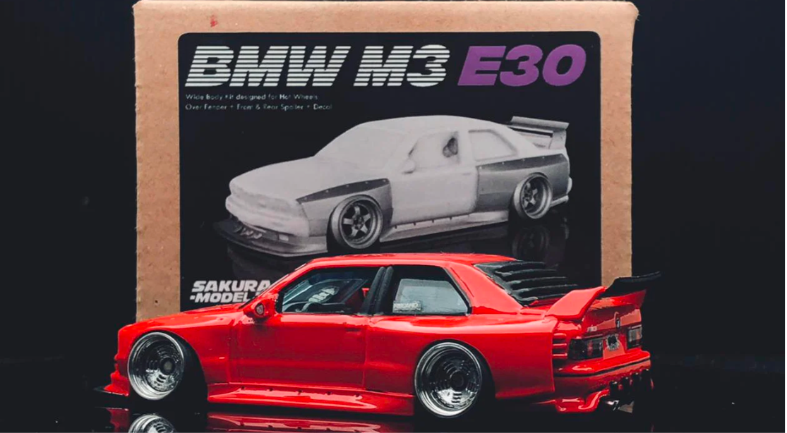 Sakura - Add on Body kit for Hot Wheels BMW M3 E30