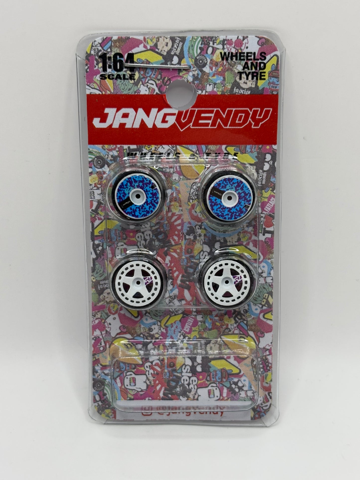 JV White Fat 5 Spoke Turbofans