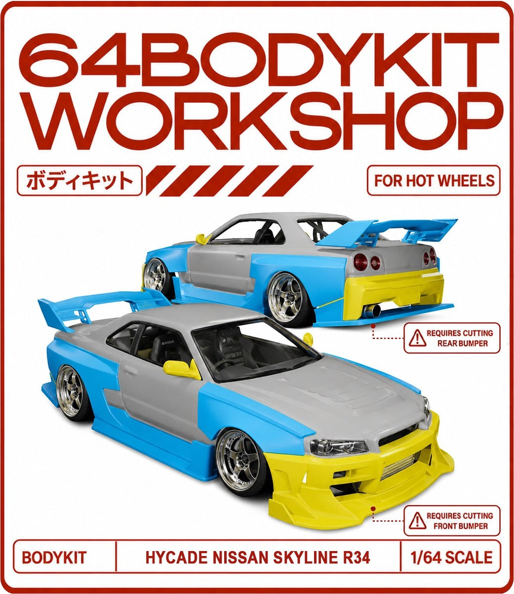 Hot Wheels Hycade Nissan Skyline R34