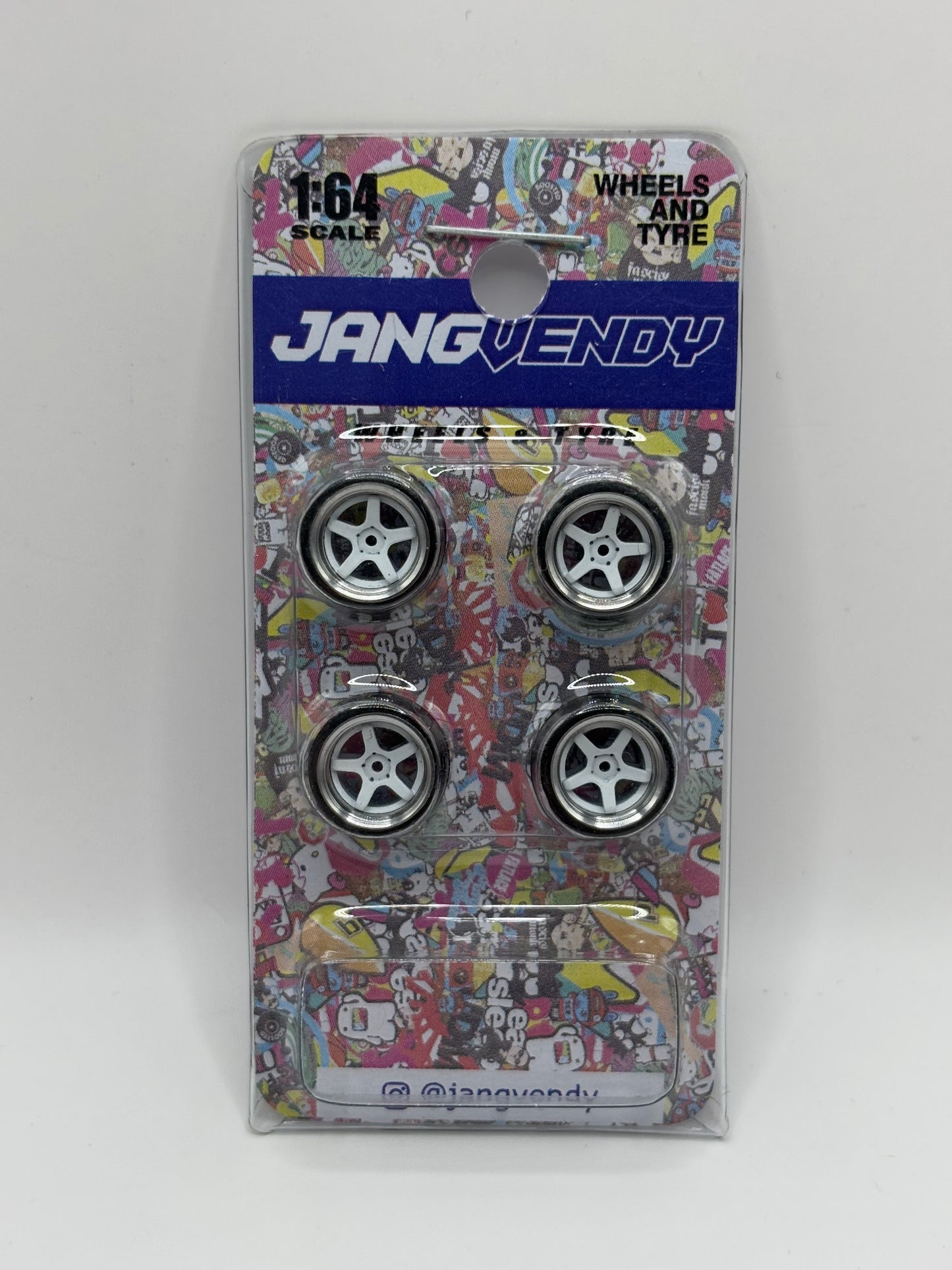 JV White skinny 5 spoke