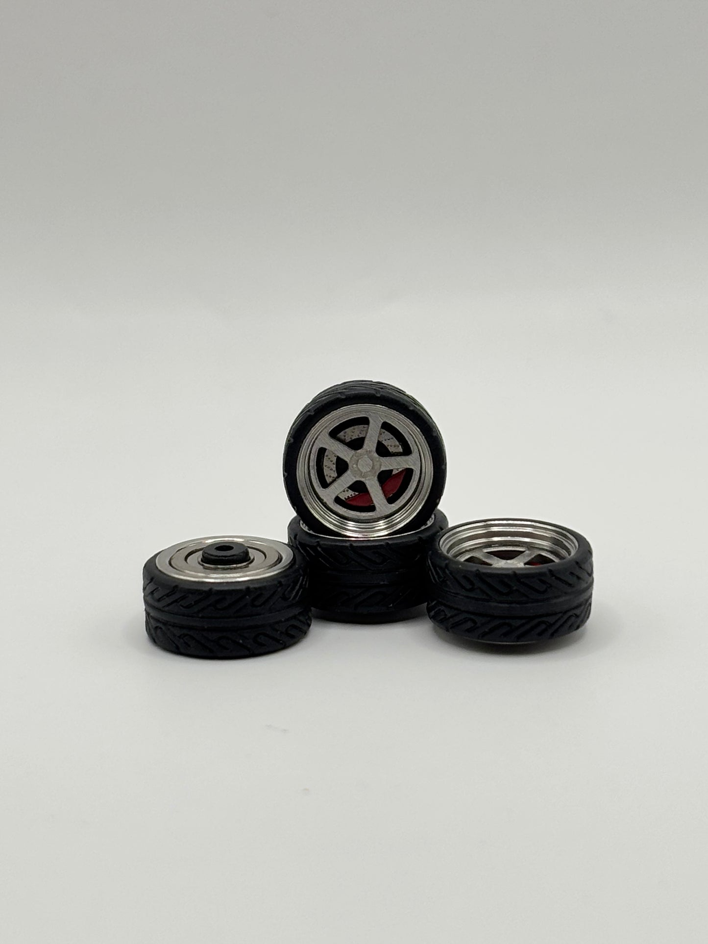 Thick 5 Spoke Silver