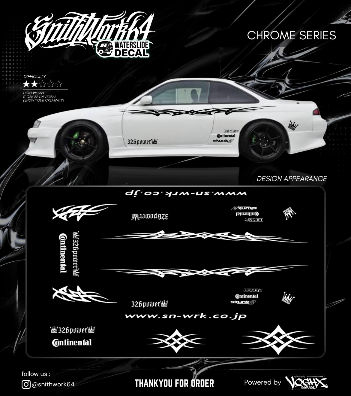 Chrome Pin Stripe