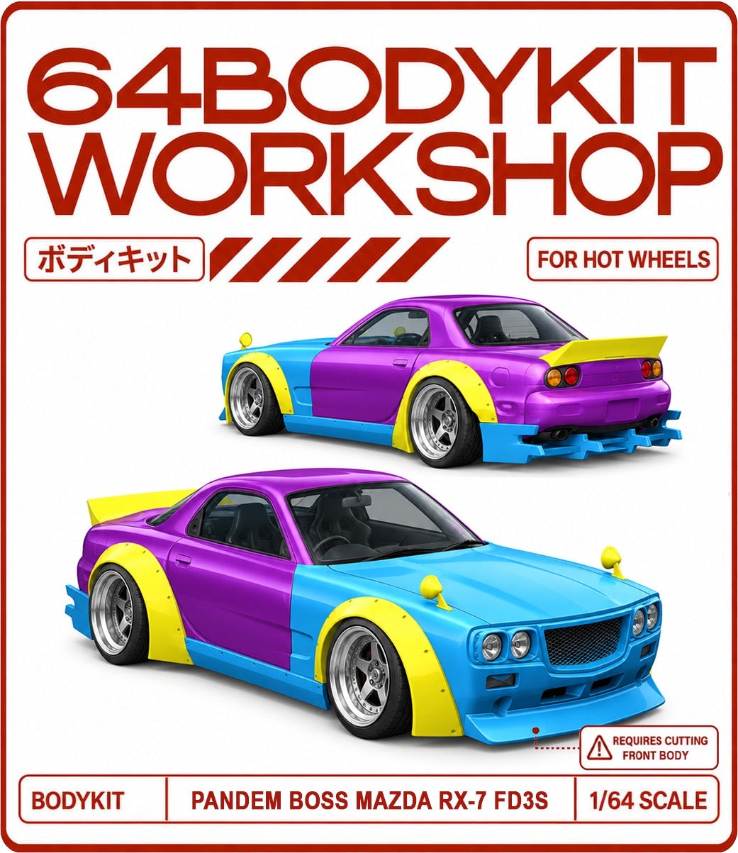 Hot Wheels Pandem Boss Mazda RX-7 FD3S