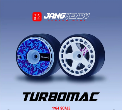 JV White Fat 5 Spoke Turbofans