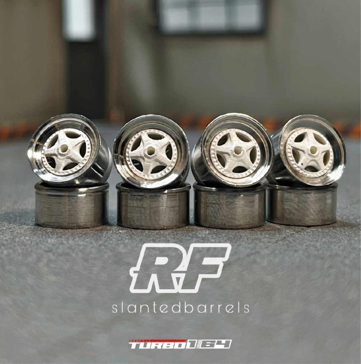 White RF Slanted