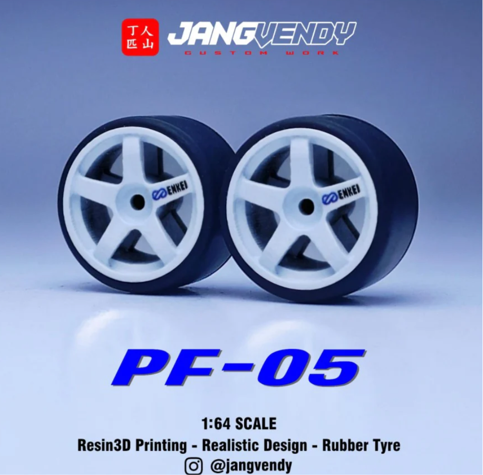 JV White Enkei 5 Spoke