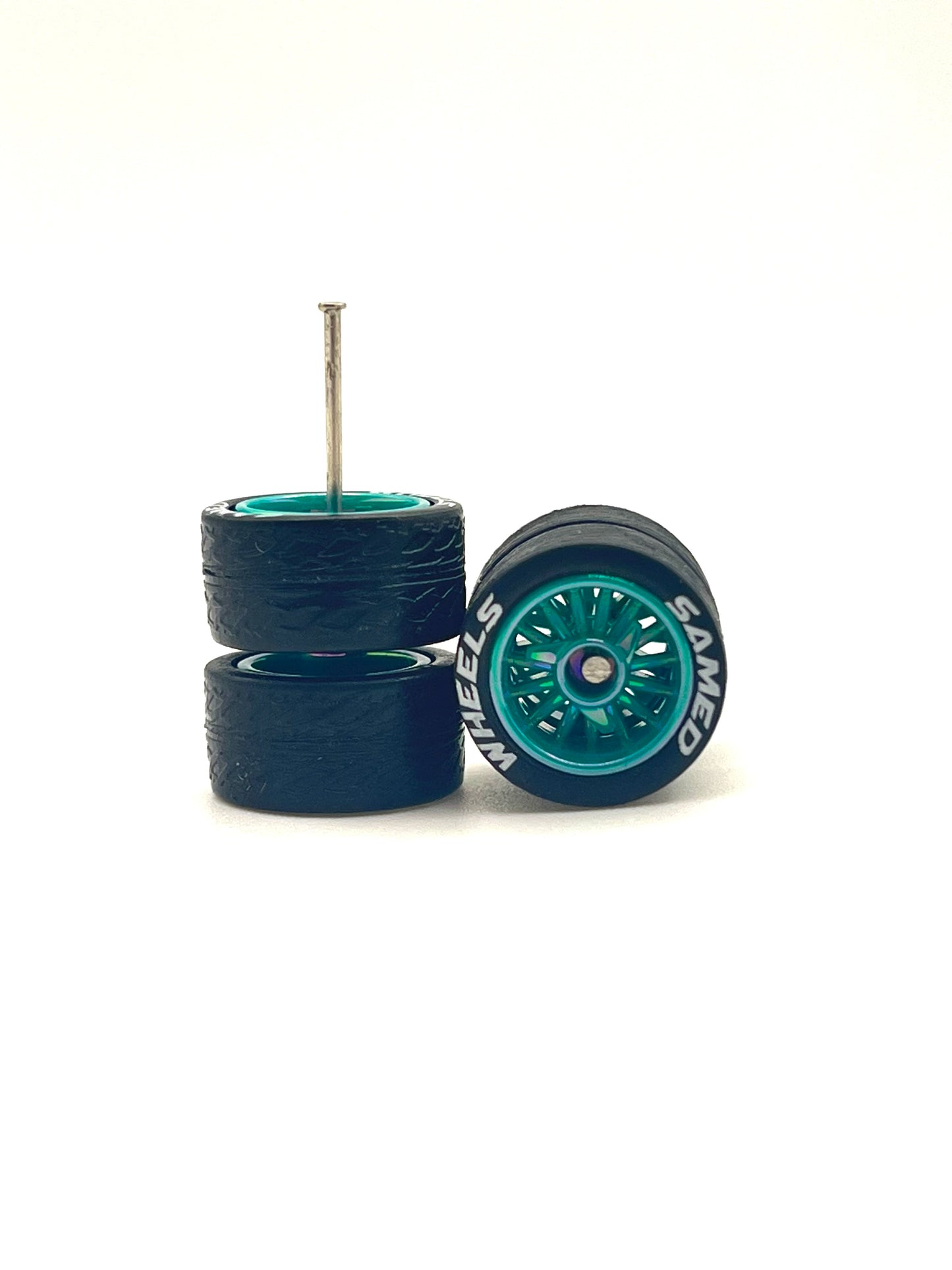 Pearl Aqua Lowrider Wheel 12mm