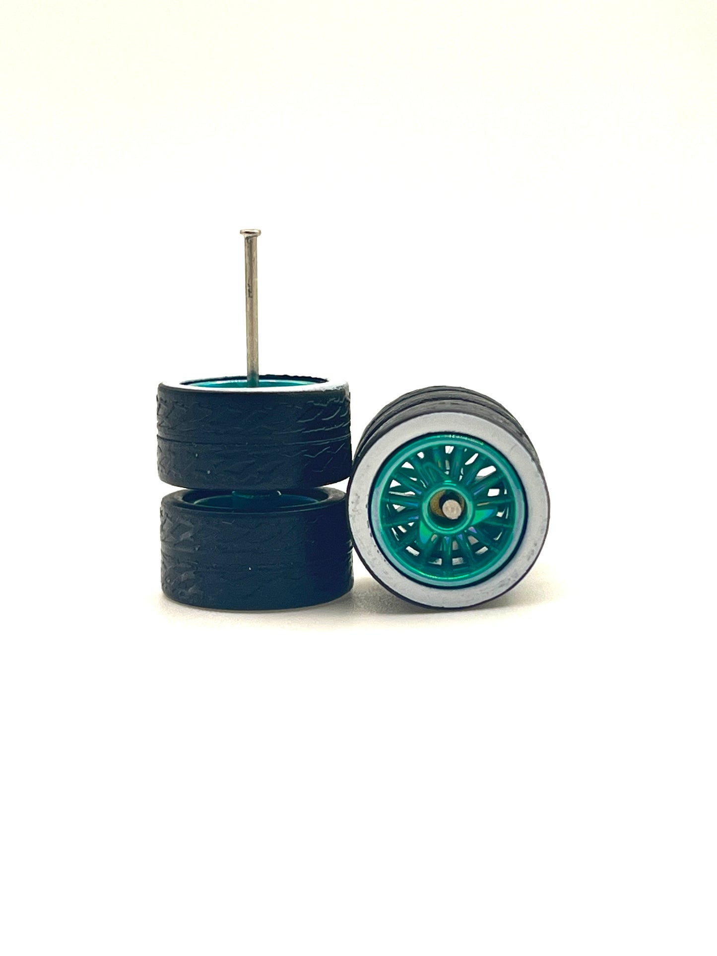 Pearl Aqua Lowrider Wheel 12mm