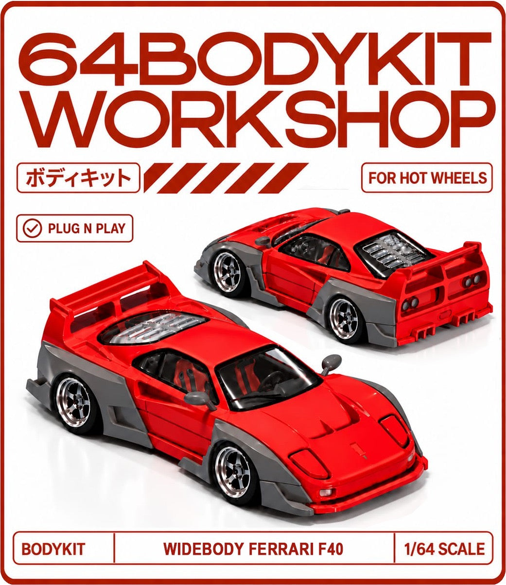 Hot Wheels Widebody Ferrari F40