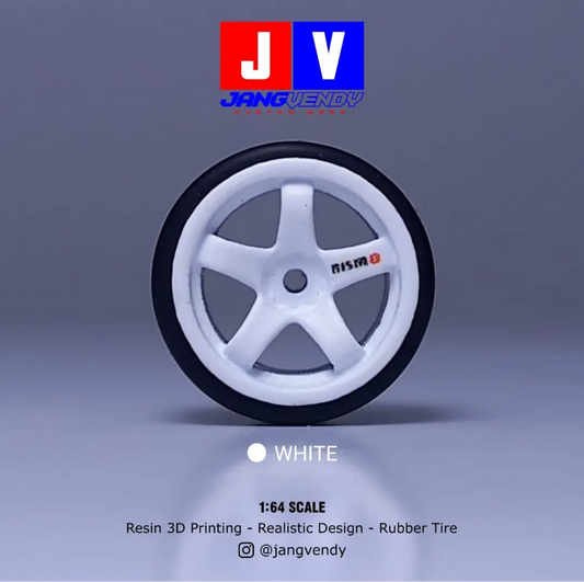 JV White Nismo 5 Spoke