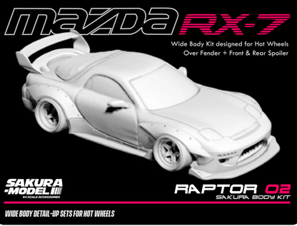 Sakura - Add on Body kit for Hot Wheels RX7 FD