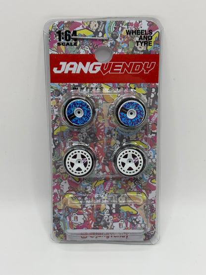 JV White Fat 5 Spoke Turbofans