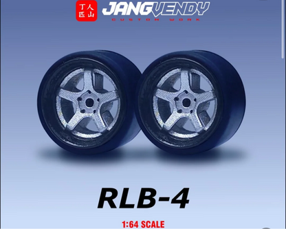 JV Black Lip Silver 5 Spoke