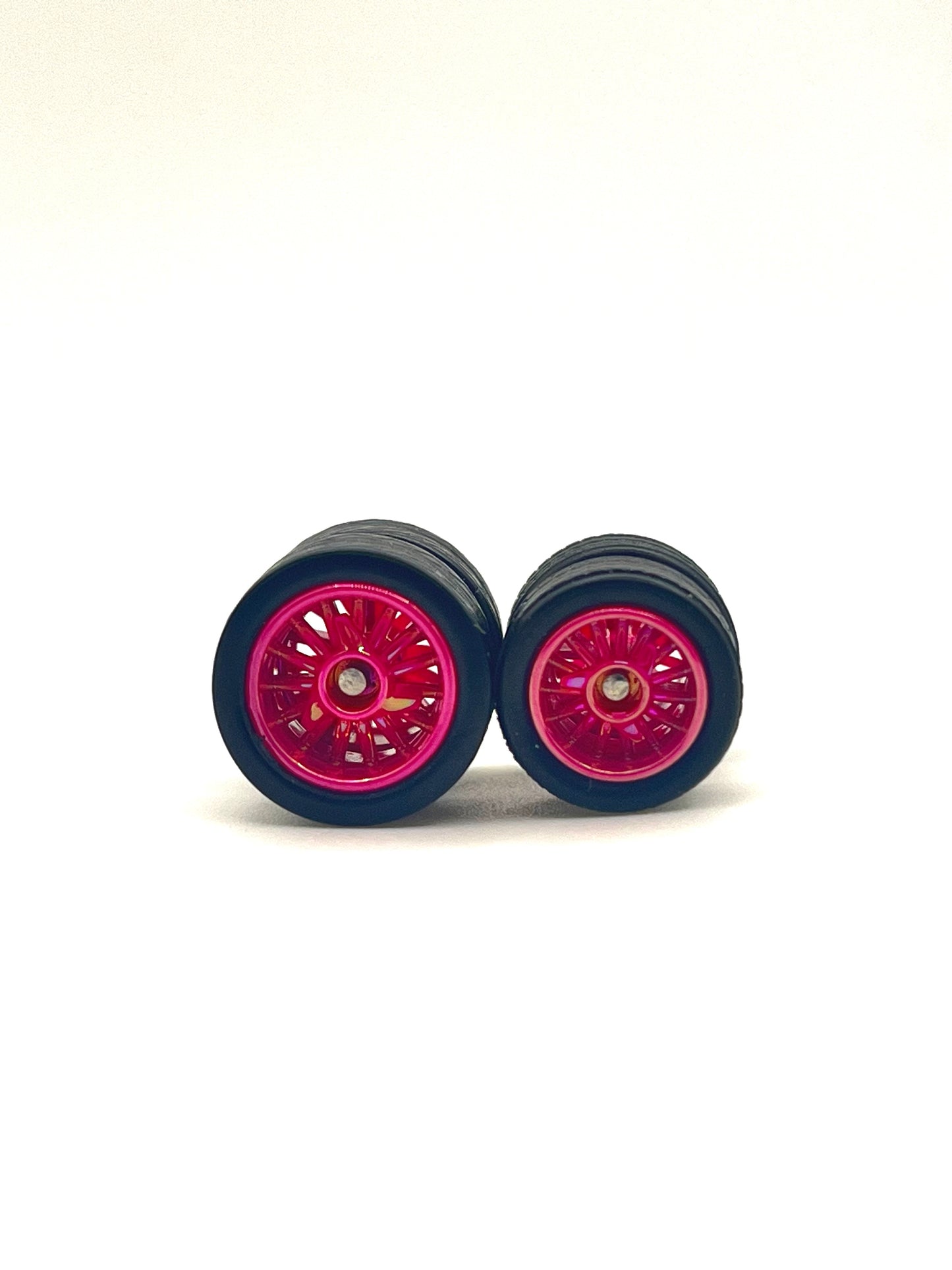 Pearl Pink Lowrider Wheel Staggered