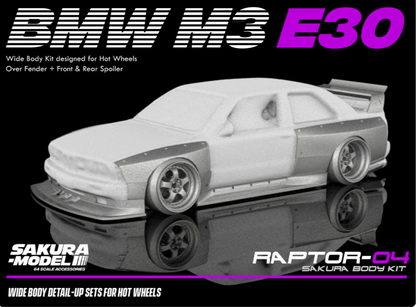Sakura - Add on Body kit for Hot Wheels BMW M3 E30
