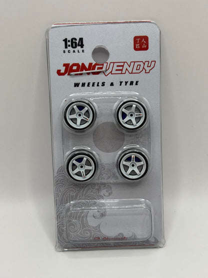 JV White Nismo 5 Spoke (Brakes)