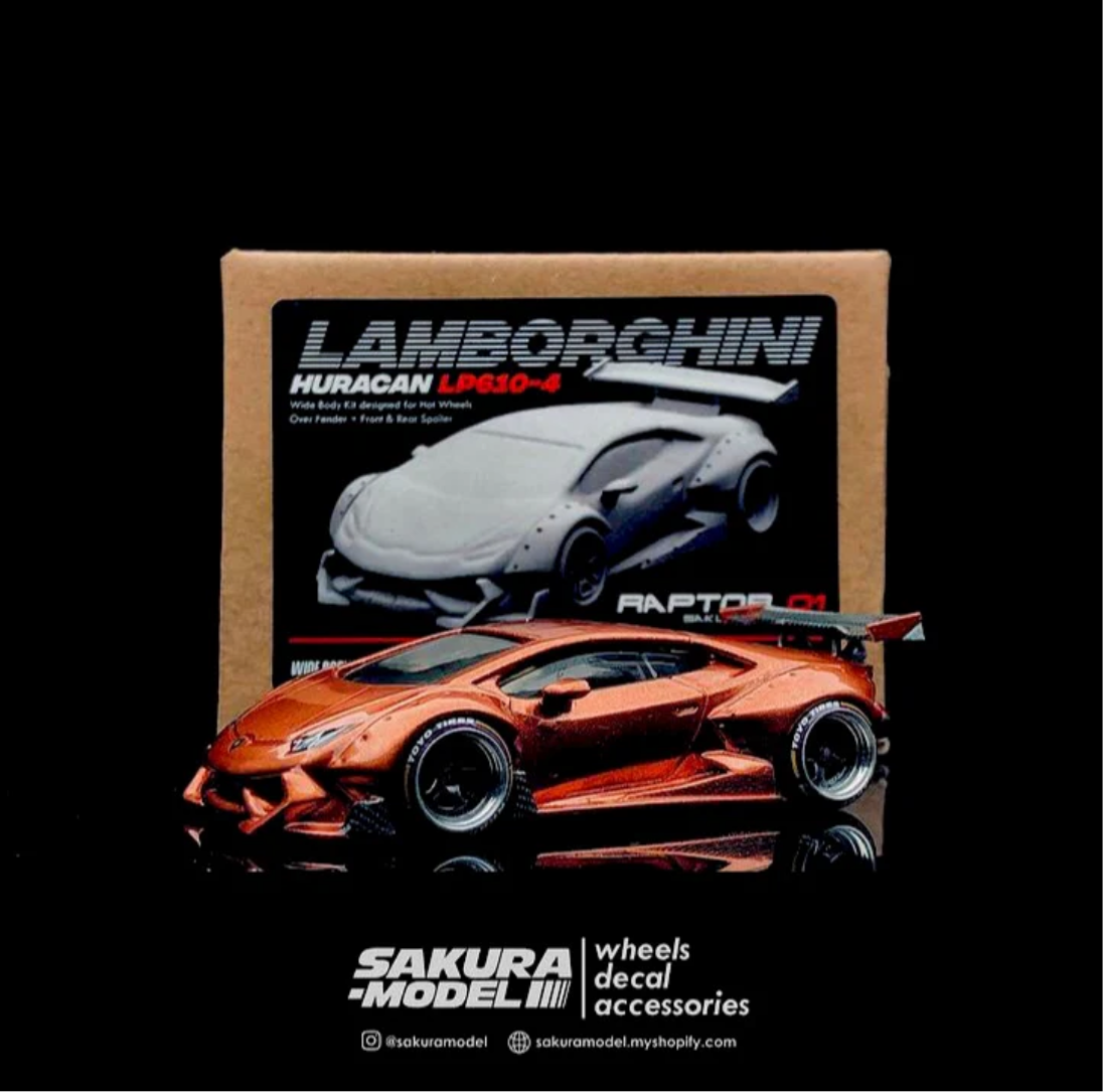 Sakura - Add on Body kit for Hot Wheels Lamborghini Huracan