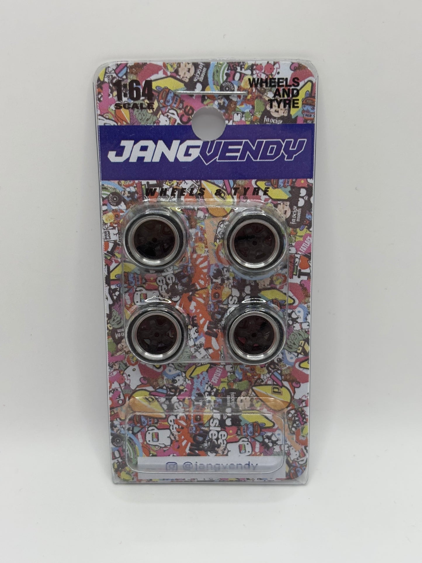 JV Black Mugen MR-5 Fat 5 Spoke