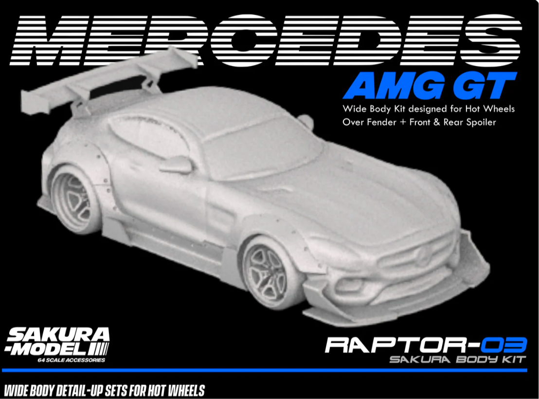 Sakura - Add on Body kit for Hot Wheels AMG GT