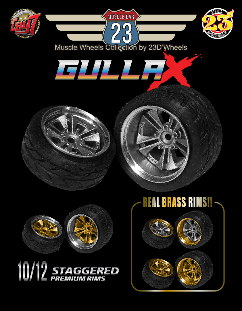 Staggered Gulla X 10mm/12mm