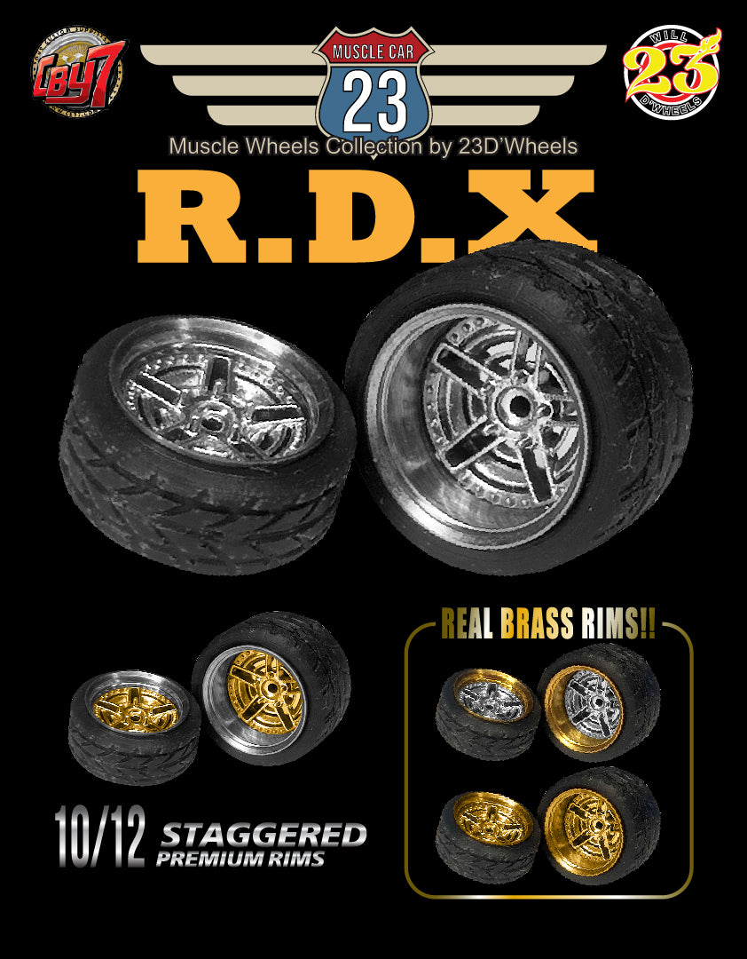 Staggered R.D.X 10mm/12mm