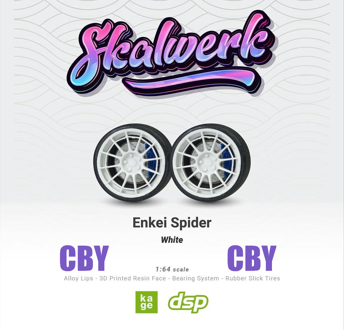 Enkei Spider White